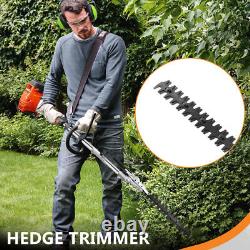 Multi Function Garden Tool 5in1 Petrol Strimmer Brush Cutter Chainsaw sweeper
