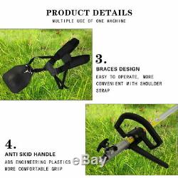 Multi Tools 5 in1 Hedge Trimmer Petrol Strimmer Chainsaw Garden Brushcutter 52cc