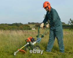 PORTEK RUFCUT WHEELED STRIMMER Cutting Grass Mower Petrol