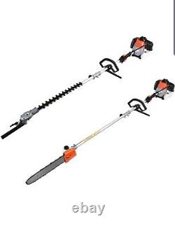 Parker 52cc Multi Function Garden Tool, Chainsaw, Hedge Trimmer, Brush Cutter