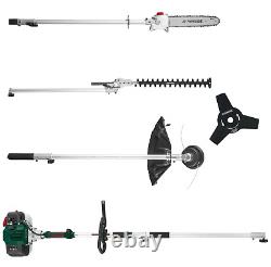 Parkside 4 In 1 Gas Multi-Tool Lawn Trimmer Brush Cutter Hedge Trimmer Pruner