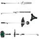 Parkside 4 In 1 Gas Multi-tool Lawn Trimmer Brush Cutter Hedge Trimmer Pruner