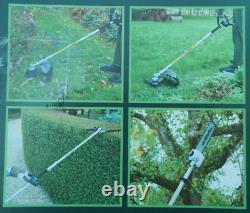 Parkside 4 In 1 Gas Multi-Tool Lawn Trimmer Brush Cutter Hedge Trimmer Pruner