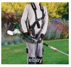 Parkside 4in1 Petrol Garden Multi Tool Strimmer Brush Cutter Hedge Trimmer Saw