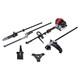 Petrol 4in1 Brush Cutter Lawnmower 2-stroke Engine 52cc Scheppach Pmt520