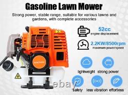 Petrol Backpack Brush Cutter Strimmer Grass Trimmer Garden 52cc 2 Stroke Kit
