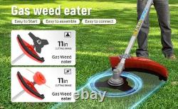 Petrol Backpack Brush Cutter Strimmer Grass Trimmer Garden 52cc 2 Stroke Kit