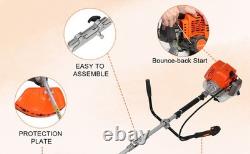 Petrol Backpack Brush Cutter Strimmer Grass Trimmer Garden 52cc 2 Stroke Kit