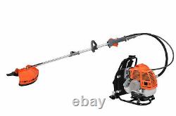 Petrol Backpack Strimmer Brush cutter Chainsaw Hedge trimmer Garden 5 in 1 52cc