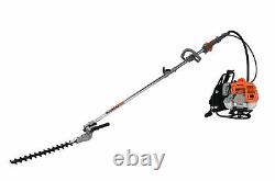 Petrol Backpack Strimmer Brush cutter Chainsaw Hedge trimmer Garden 5 in 1 52cc