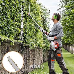 Petrol Backpack Strimmer Brushcutter Chainsaw Hedgetrimmer Garden 5in1 Kit 52cc