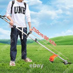 Petrol Backpack Strimmer Brushcutter Chainsaw Hedgetrimmer Garden 6in1 52cc