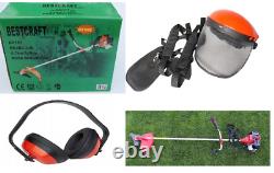 Petrol Brush Cutter 5.8hp! Strimmer Grass Cutter Bestcraft Germania Full Kit