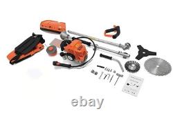 Petrol Brushcutter Strimmer Grass Trimmer 4-in-1 52cc with Harness for gadren