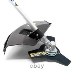 Petrol Brushcutter with Wheels 1.9kW 2-in-1 Brush Saw & Lawn Trimmer