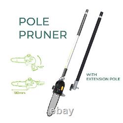 Petrol Garden Multi Tool 25cc 4 in 1 Strimmer, Hedge Trimmer, Chainsaw SYLVA