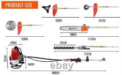 Petrol Garden Multi Tool 52cc 5 in 1 Chainsaw, Strimmer, Hedge Trimmer Conentool