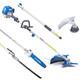 Petrol Garden Multi Tool 52cc 5 In 1 Chainsaw, Strimmer, Hedge Trimmer Hyundai