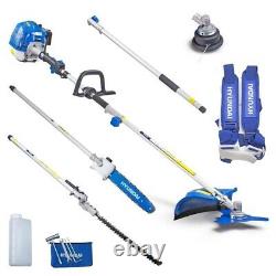 Petrol Garden Multi Tool 52cc 5 in 1 Chainsaw, Strimmer, Hedge Trimmer Hyundai