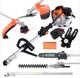Petrol Garden Multi Tool 52cc 5 In 1 Chainsaw, Strimmer, Hedge Trimmer, Pole Saw