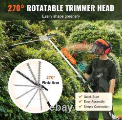Petrol Garden Multi Tool 52cc 6 in 1 Multi Purpose Garden Tool Summer Light