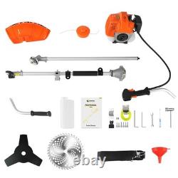 Petrol Grass Trimmer 52cc Brushcutter Hedge 3IN1 Row Strimmer trimming Tool NEW