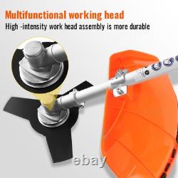 Petrol Grass Trimmer Brush Cutter 52cc Multi Function Garden Grass Strimmer UK