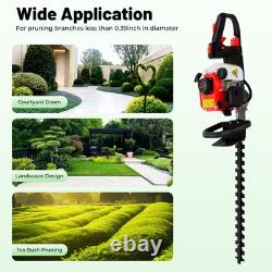 Petrol Hedge Trimmer Lightweight Engine Garden Brush Cutter 9000r/min 22.5cc