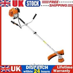 Petrol Strimmer Kit 52cc 2-Cycle Engine Shoulder Harness Included Guard GEARZAAR