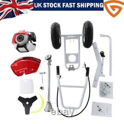 Petrol Wheeled Brush Cutter Handles Split Shaft Professional 7500rpm 2 in 1