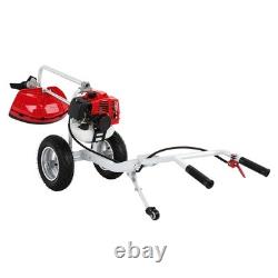 Petrol Wheeled Brush Cutter Handles Split Shaft Professional 7500rpm 2 in 1