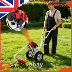 Petrol Wheeled Brush Cutter Handles high-performance 7500rpm Heavy Duty Trolley