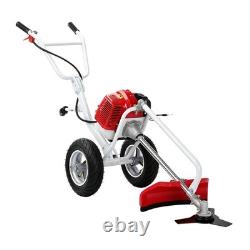 Petrol Wheeled Brush Cutter Professional Grass Trolley high-performance Trimmer
