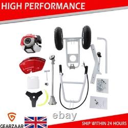 Petrol Wheeled Brush Cutter Split Shaft 2 in 1 2-Stroke Trolley high-performance