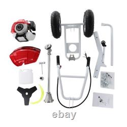 Petrol Wheeled Brush Cutter Split Shaft Trimmer 7500rpm high-performance 2.2KW