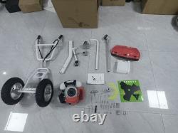 Petrol Wheeled Brush Cutter high-performance Trolley Split Shaft Grass 2.2KW