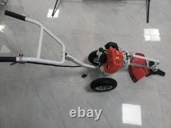 Petrol Wheeled Brush Cutter high-performance Trolley Split Shaft Grass 2.2KW