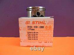 Piston And Rings For Stihl Fs130 Fs310 Fs311 Km130 # 4180 030 2003 43mm Oem New