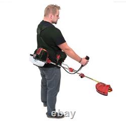 PowerKing Big Horn 52cc Petrol Brushcutter & Grass Trimmer, 2-in-1, Harness