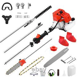 Professional Brushcutter Strimmer Trimmer Garden Tool 52cc Petrol Hedge Chainsaw