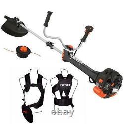 Professional Petrol 2in1 Power Brush Cutter Grass Trimmer Motor Scythe PS152