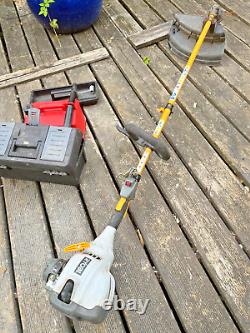 Ryobi RLT30 Petrol Strimmer Brush cutter 30cc Working with tools line fuel & oil