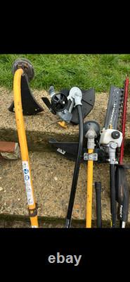 Ryobi expand-it touch start petrol multi tool strimmer brush cutter hedge pruner