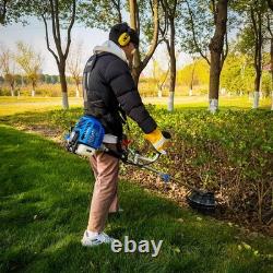 SGS 46cm Petrol Lawnmower & 52cc Strimmer/Brush Cutter & 2 Oils Garden Tool Set