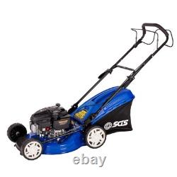 SGS 46cm Petrol Lawnmower & 52cc Strimmer/Brush Cutter & 2 Oils Garden Tool Set