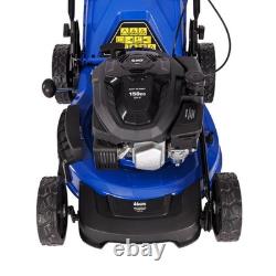 SGS 46cm Petrol Lawnmower & 52cc Strimmer/Brush Cutter & 2 Oils Garden Tool Set