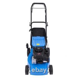 SGS 4pc Garden Tool Set 41cm Petrol Lawnmower, 52cc Strimmer/Brush Cutter & Oils