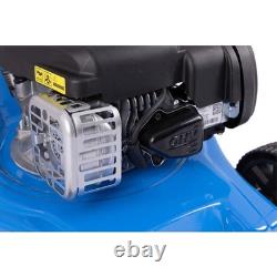 SGS 4pc Garden Tool Set 41cm Petrol Lawnmower, 52cc Strimmer/Brush Cutter & Oils