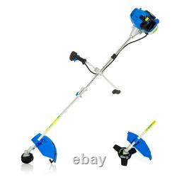 SGS 4pc Garden Tool Set 41cm Petrol Lawnmower, 52cc Strimmer/Brush Cutter & Oils