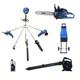 Sgs Petrol Brush Cutter Multi-tool With Chainsaw, Leaf Blower & Shredder Bundle